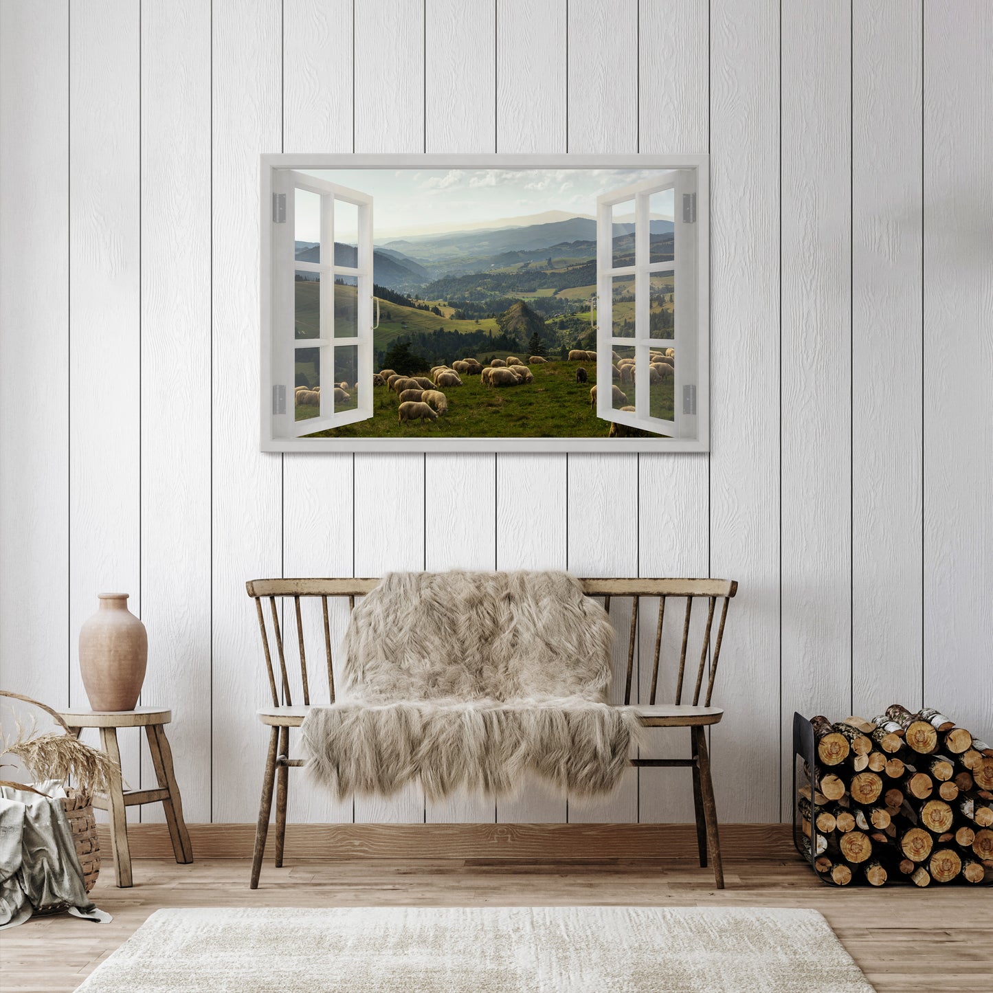 WILD PASTURES VIEW Horizontal Canvas Print