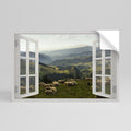WILD PASTURES VIEW Αυτοκόλλητη Αφίσα οριζόντια