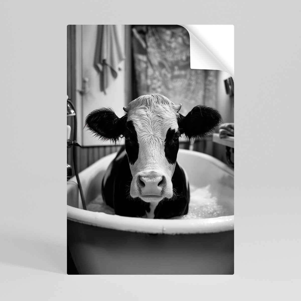 MONOCHROME MOOOD Αυτοκόλλητη Αφίσα κάθετη