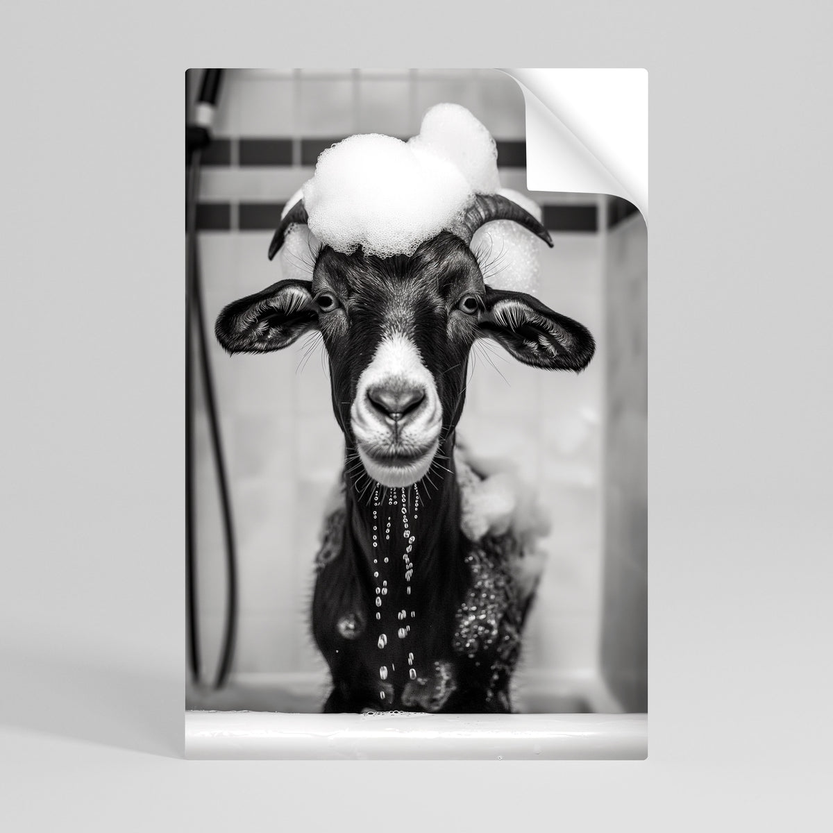 BUBBLE-BATHED BLISS Αυτοκόλλητη Αφίσα κάθετη