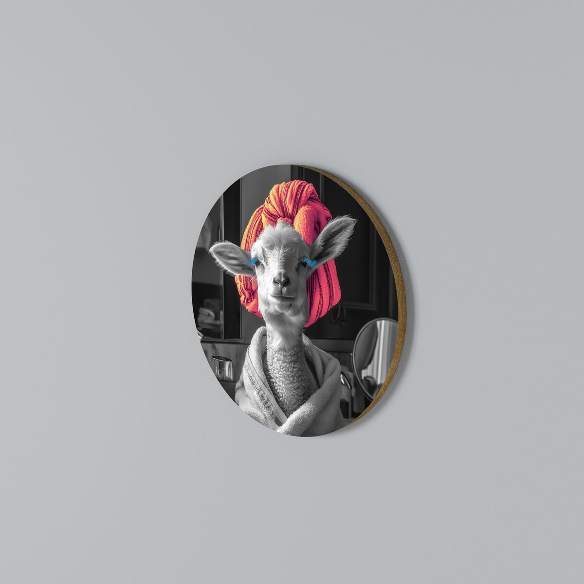 COUTURE CUDDLE Στρογγυλός πίνακας ζωγραφικής