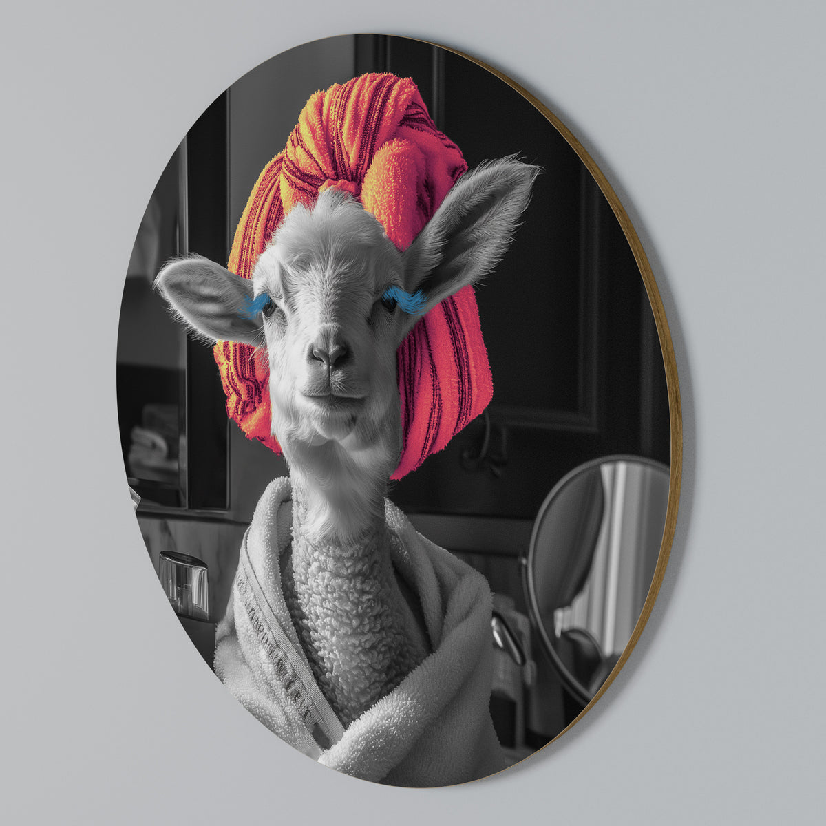 COUTURE CUDDLE Στρογγυλός πίνακας ζωγραφικής