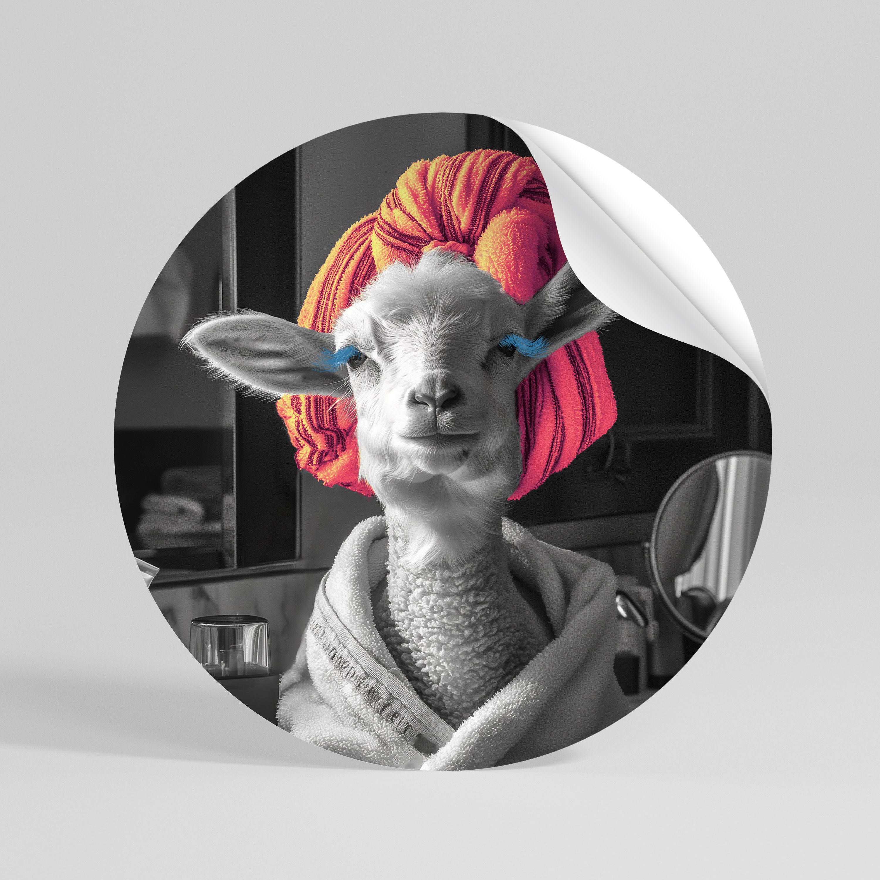 COUTURE CUDDLE Αυτοκόλλητη "Peel and Stick" Αφίσα στρογγυλή