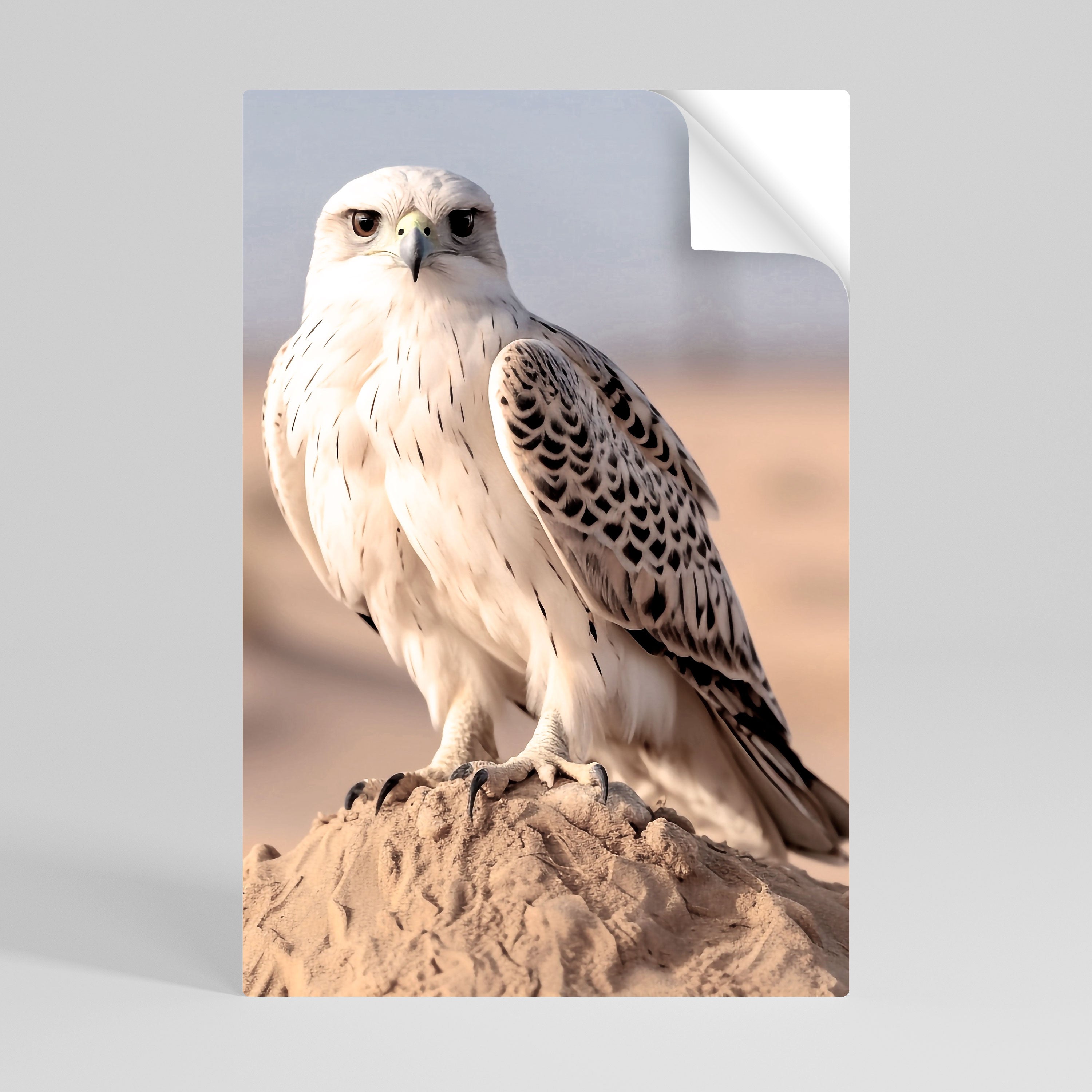 SILENT WINGS OF POWER Peel and Stick Vertical Poster