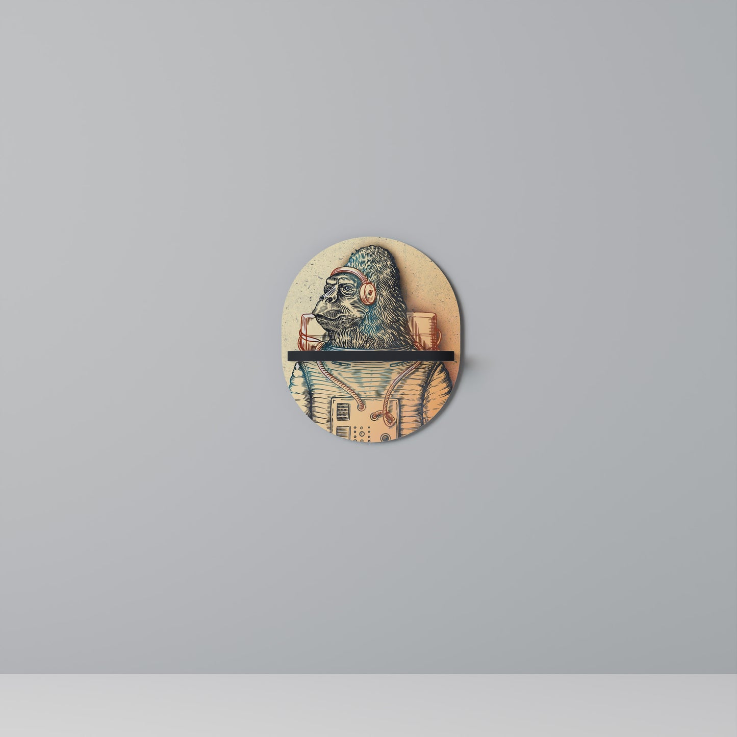 GORILLA GROOVE Διακοσμητικό Ράφι Art Shelf