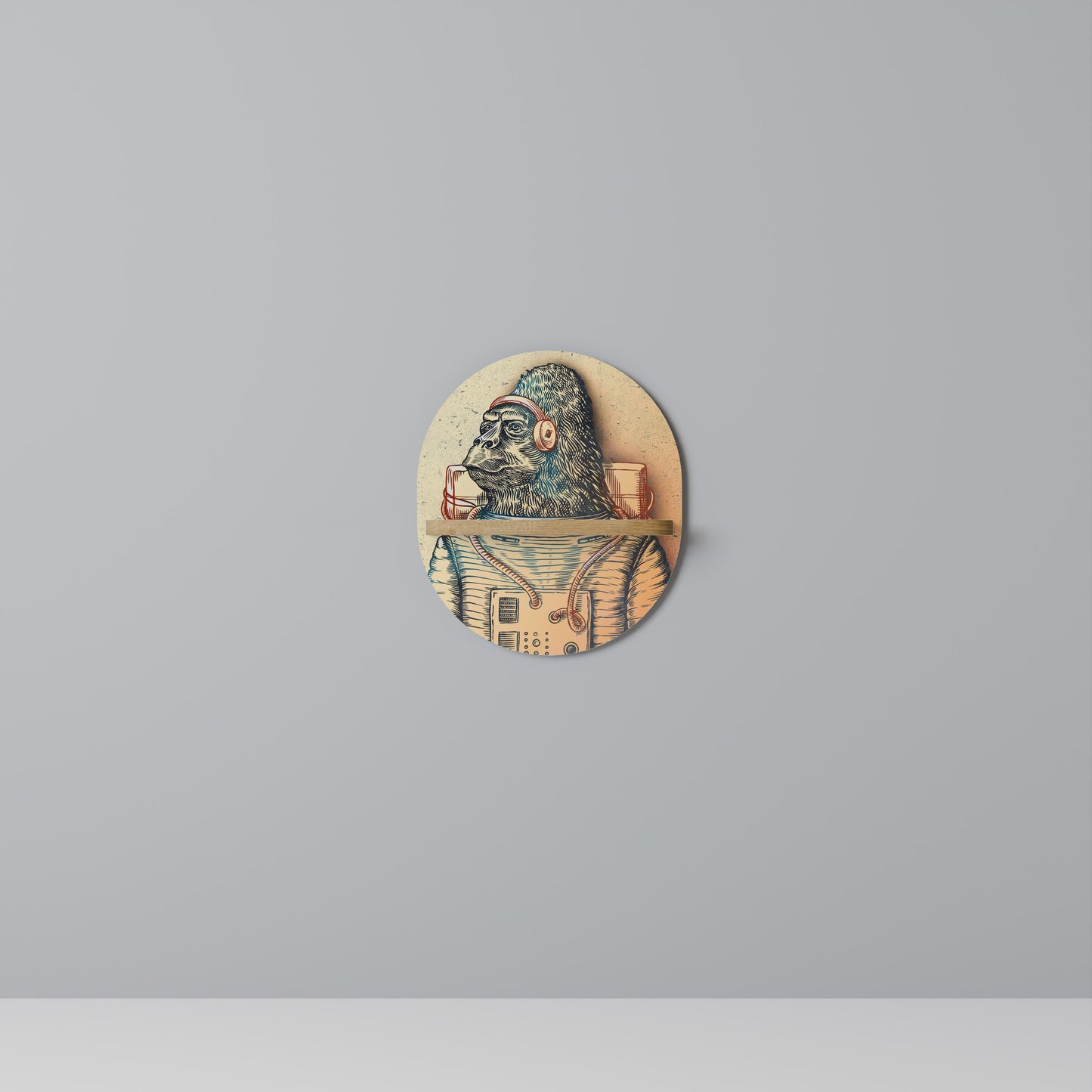 GORILLA GROOVE Διακοσμητικό Ράφι Art Shelf