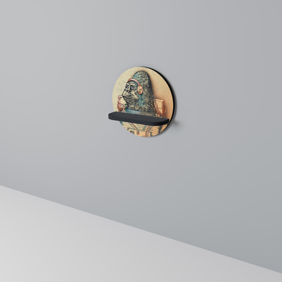 GORILLA GROOVE Διακοσμητικό Ράφι Art Shelf