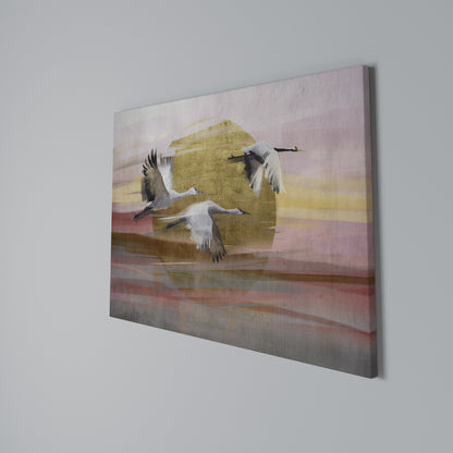 ELEGANT FLIGHT SYMPHONY Horizontal Canvas Print