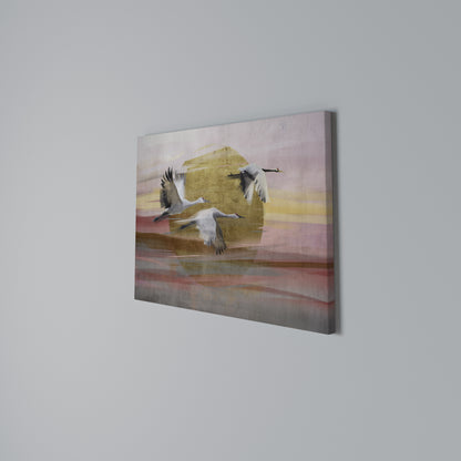 ELEGANT FLIGHT SYMPHONY Horizontal Canvas Print