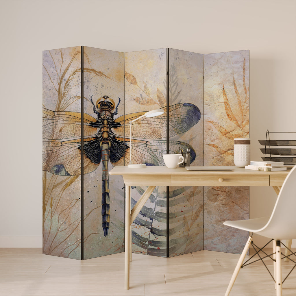 HER HIGHNESS DRAGONFLY 5-Panel Room Divider
