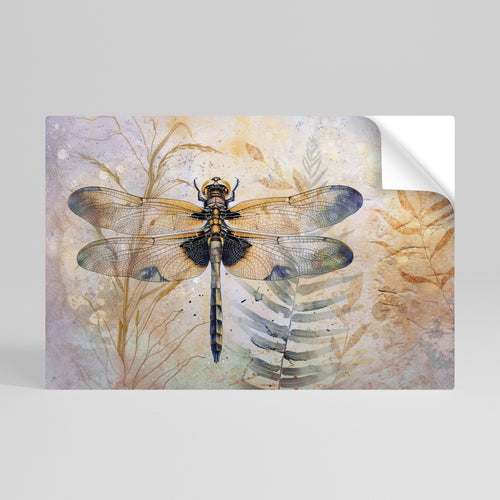 HER HIGHNESS DRAGONFLY Αυτοκόλλητη Αφίσα οριζόντια