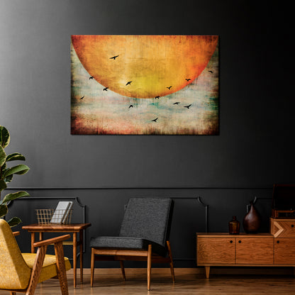 UP TO THE SUN Horizontal Canvas Print
