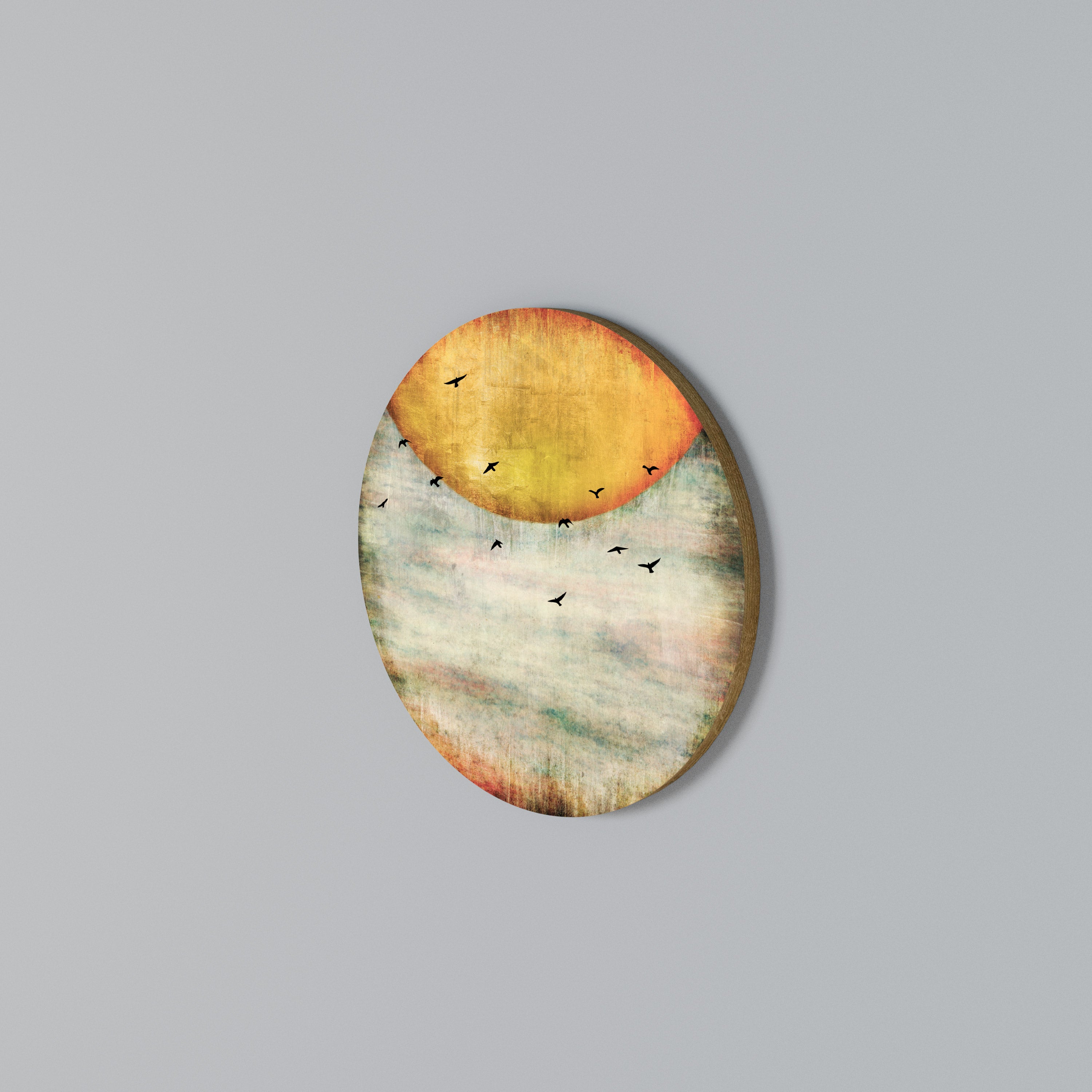 UP TO THE SUN Round Wall Art