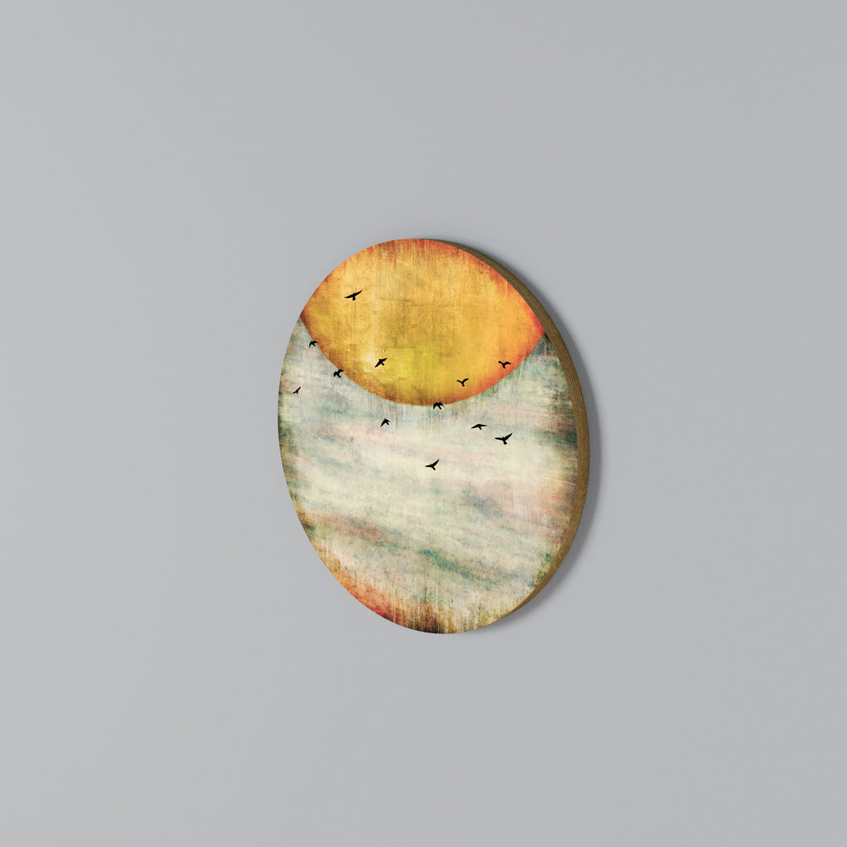 UP TO THE SUN Στρογγυλός πίνακας ζωγραφικής