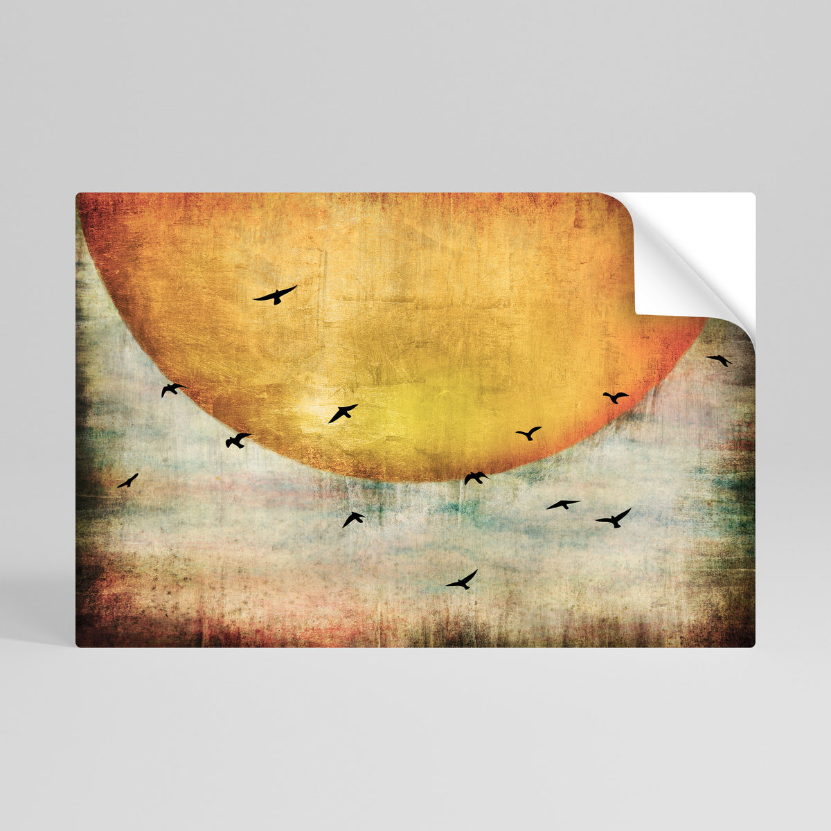 UP TO THE SUN Peel and Stick Horizontal Poster