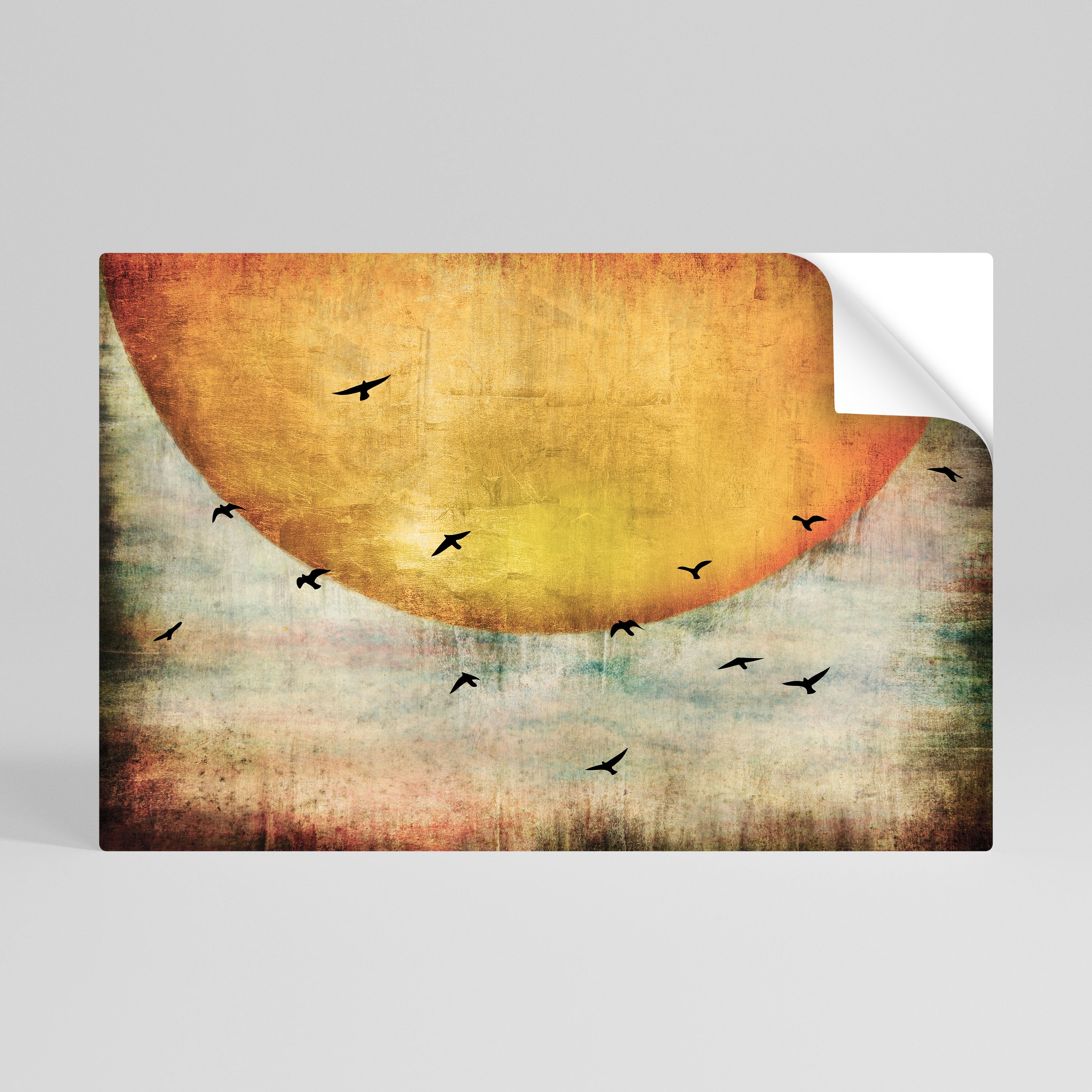 UP TO THE SUN Peel and Stick Horizontal Poster