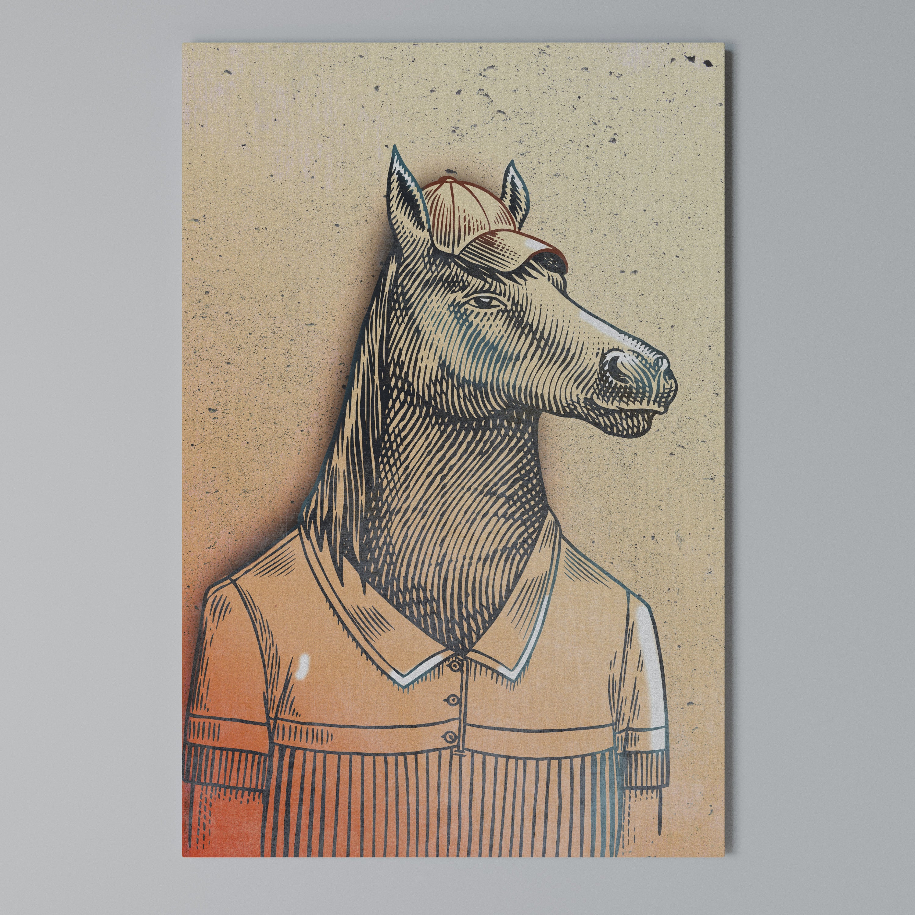 EQUINE SWAGGER Κατακόρυφος Πίνακας σε Καμβά