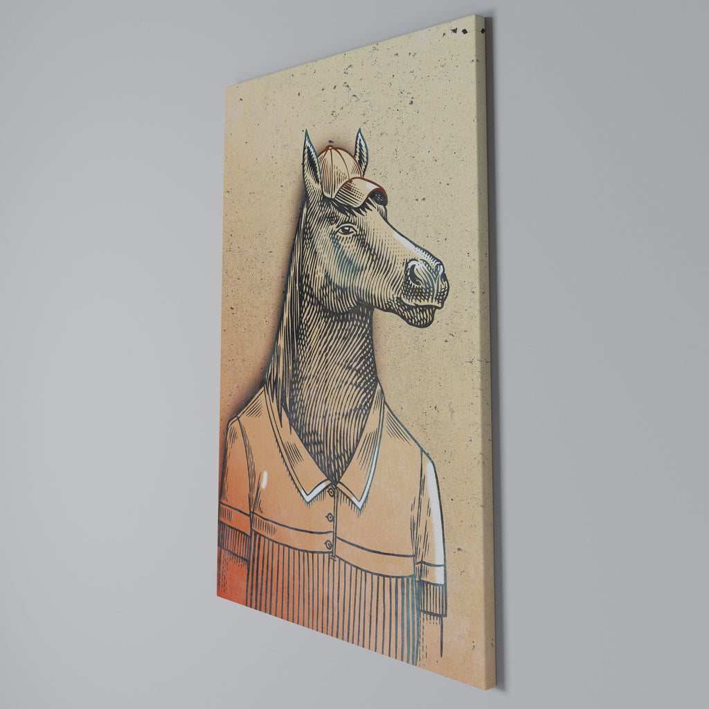 EQUINE SWAGGER Κατακόρυφος Πίνακας σε Καμβά