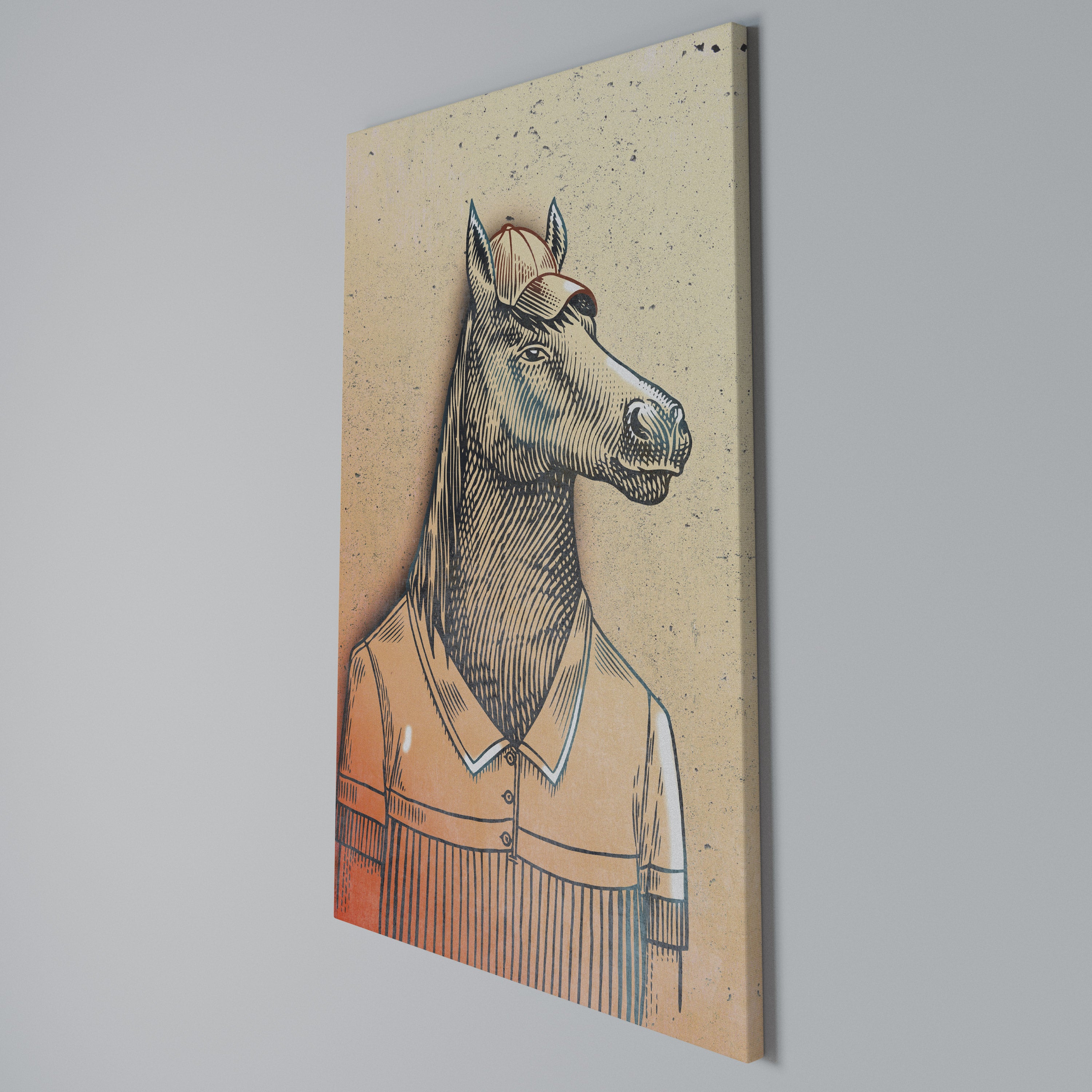 EQUINE SWAGGER Κατακόρυφος Πίνακας σε Καμβά