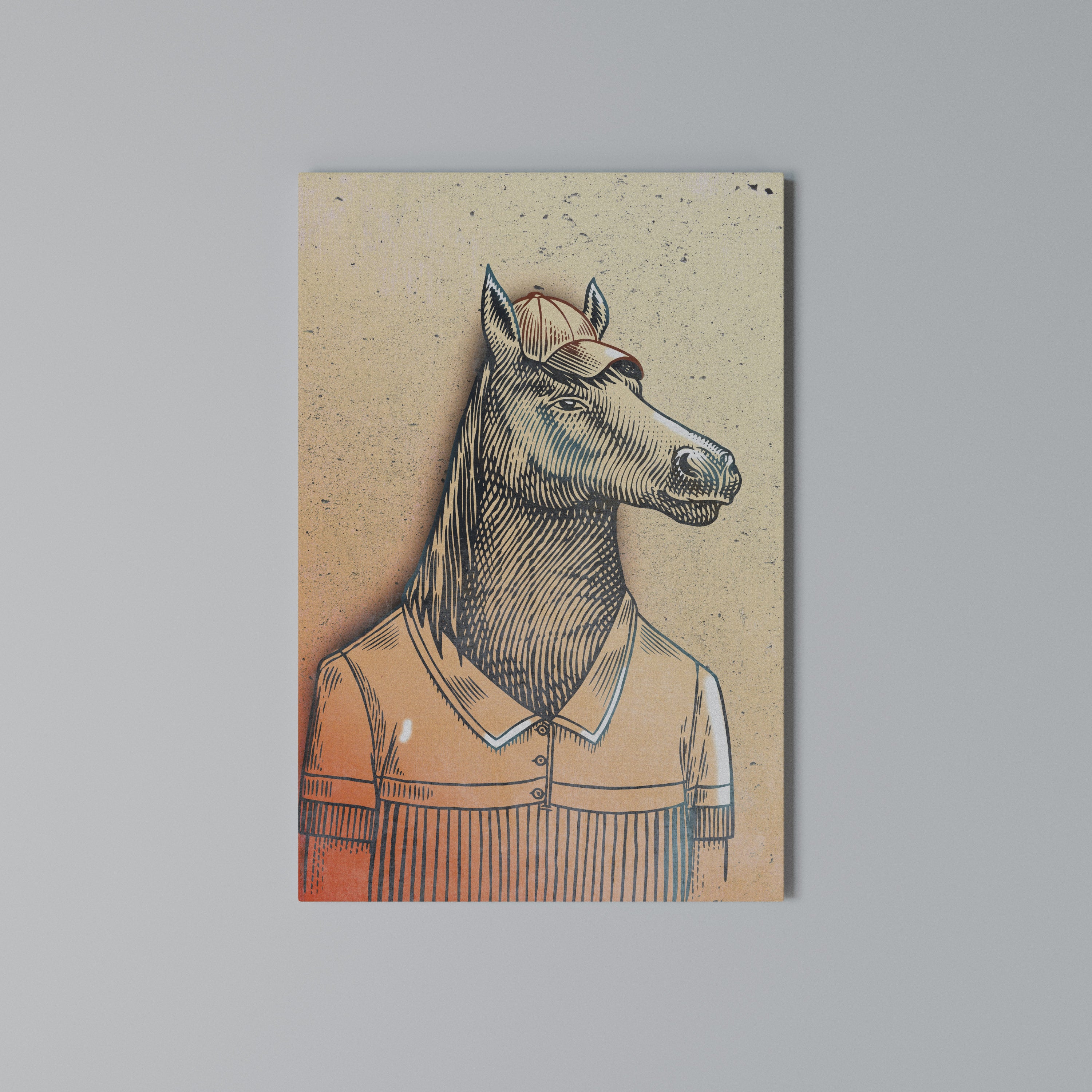 EQUINE SWAGGER Κατακόρυφος Πίνακας σε Καμβά