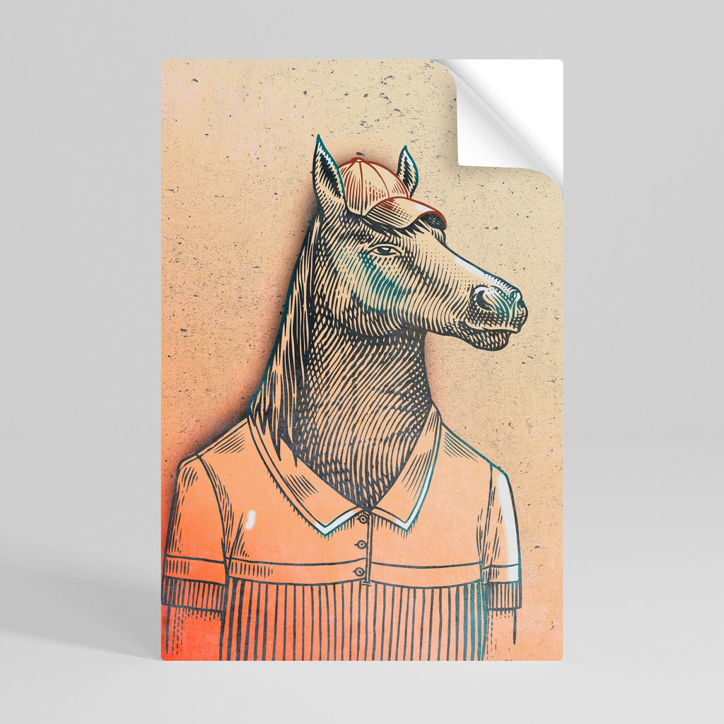 EQUINE SWAGGER Αφίσα με κόλλα και κολλήματα κάθετης σχεδίασης