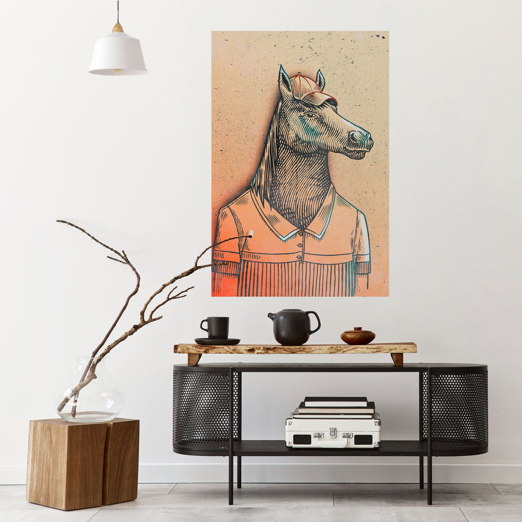 EQUINE SWAGGER Αφίσα με κόλλα και κολλήματα κάθετης σχεδίασης