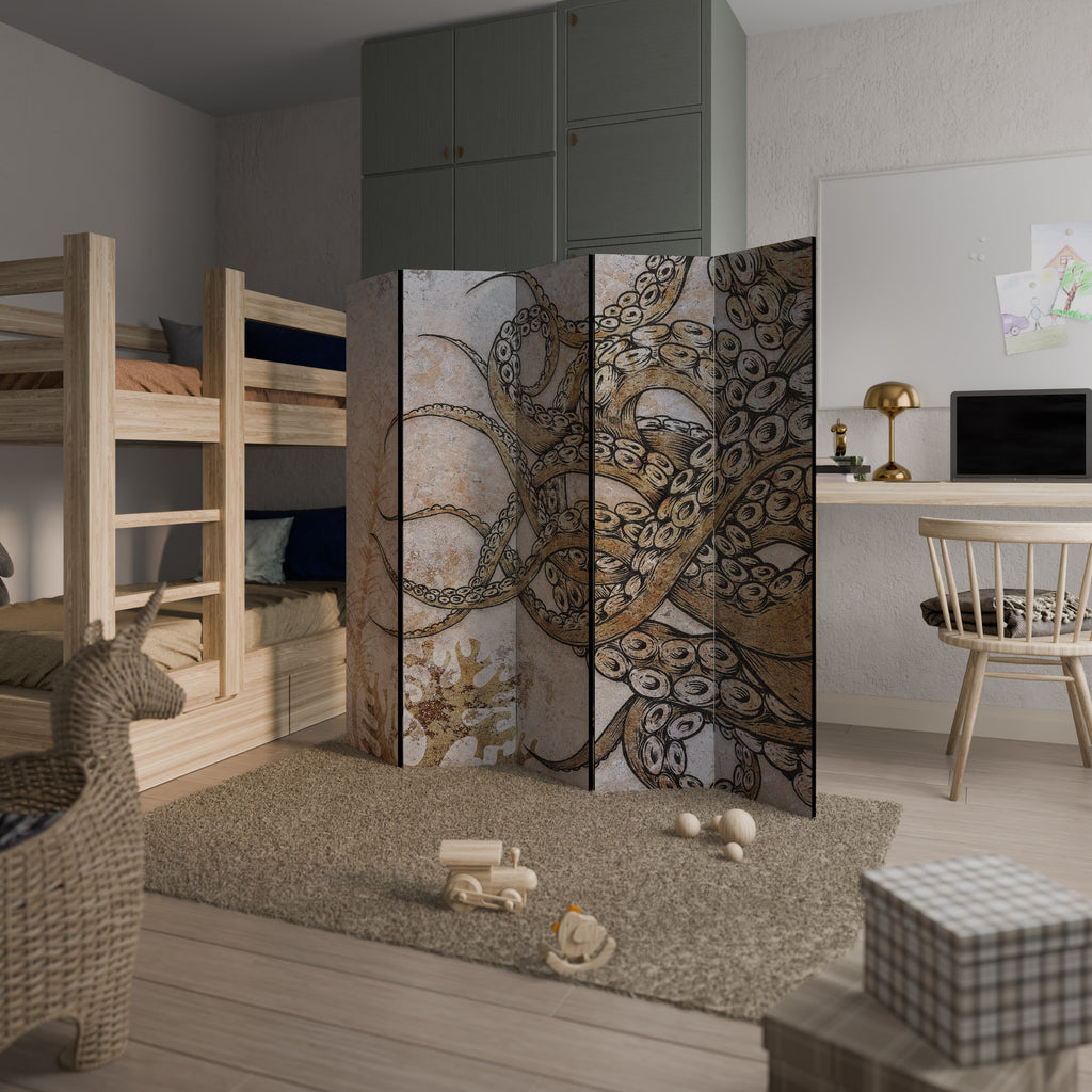 ECHOES OF ATLANTIS Παραβάν με 5 πάνελ