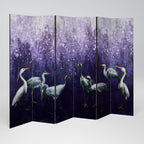 MYSTICAL CRANE GATHERING Παραβάν με 6 πάνελ