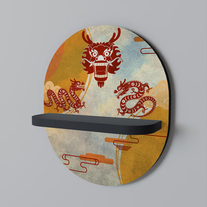 MYSTICAL DRAGON Διακοσμητικό Ράφι Art Shelf