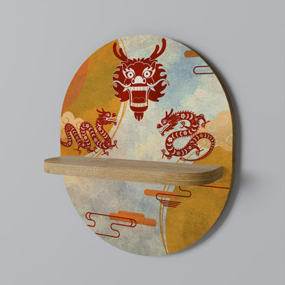 MYSTICAL DRAGON Διακοσμητικό Ράφι Art Shelf