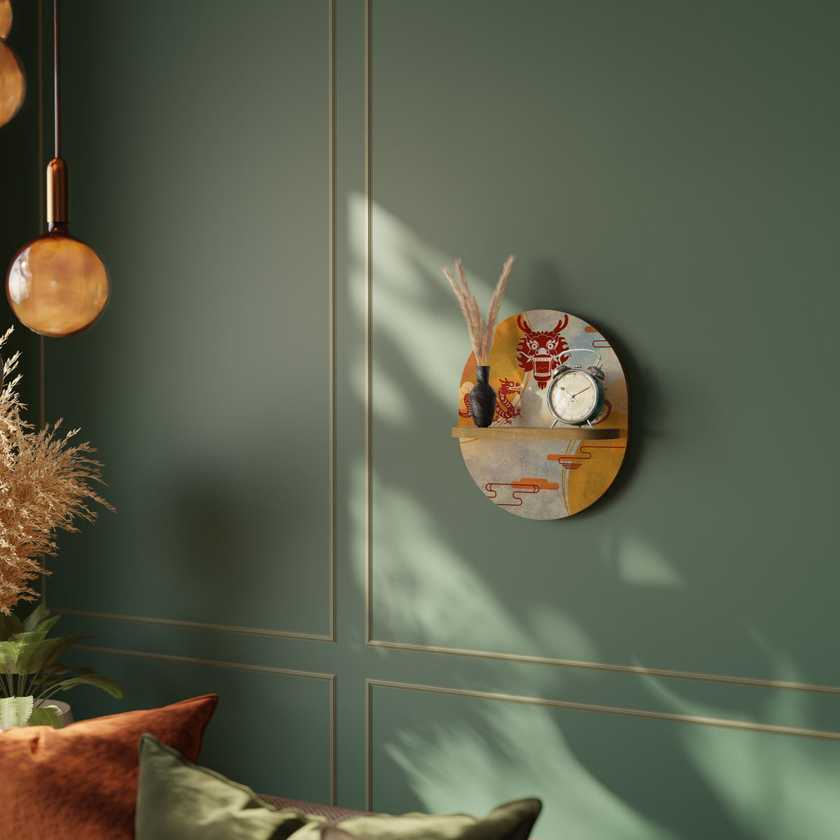 MYSTICAL DRAGON Διακοσμητικό Ράφι Art Shelf