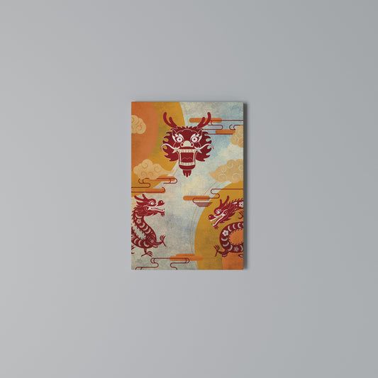MYSTICAL DRAGON Κατακόρυφος Πίνακας σε Καμβά