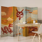 MYSTICAL DRAGON 6-Panel Room Divider
