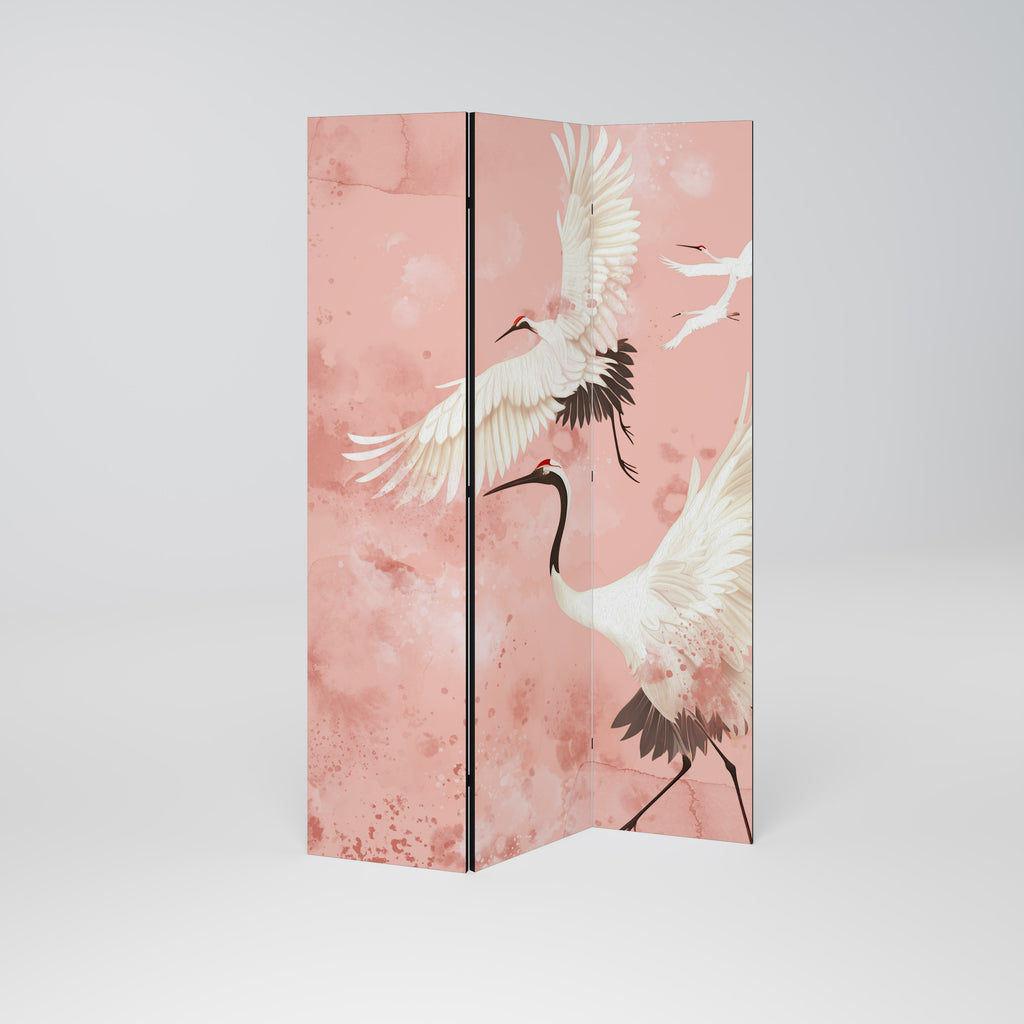 CRANE DANCE 3-Panel Room Divider