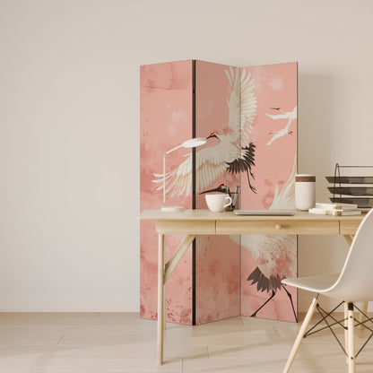CRANE DANCE 3-Panel Room Divider