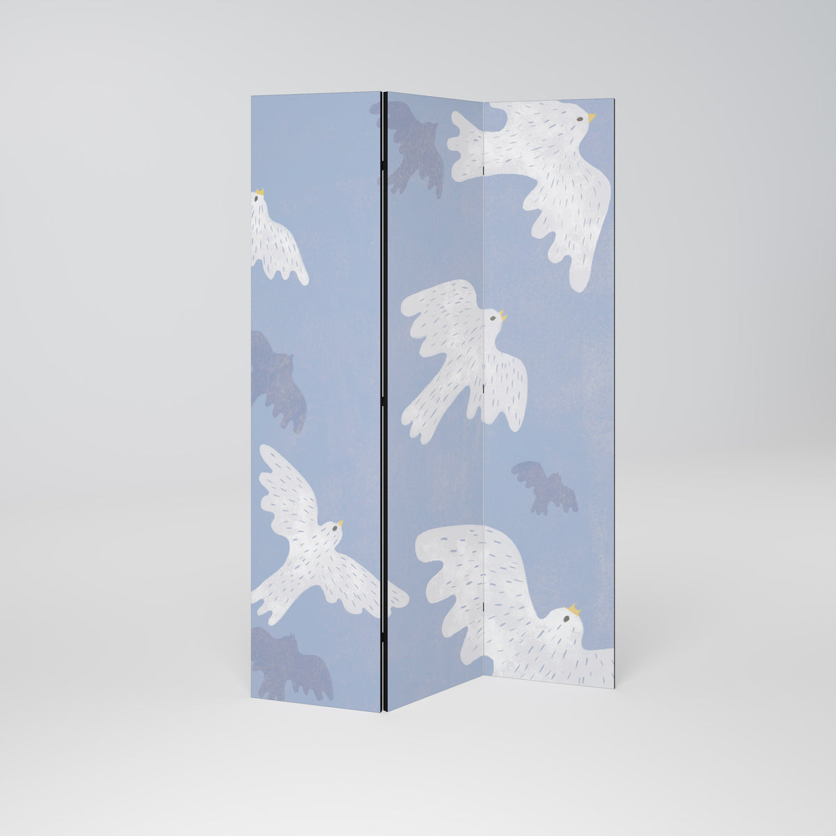 SLOWLY FLOAT 3-Panel Room Divider