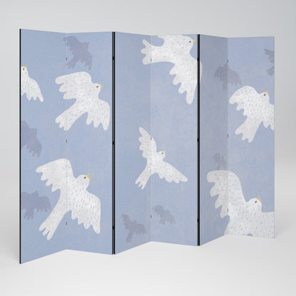SLOWLY FLOAT 6-Panel Room Divider