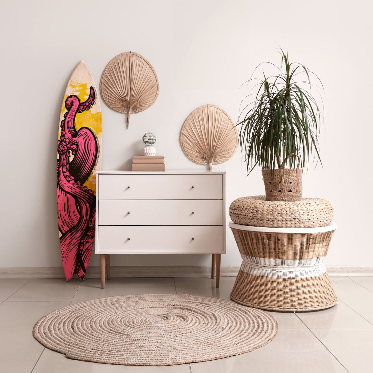 TENTACKLES DANCE Διακοσμητική σανίδα Surf