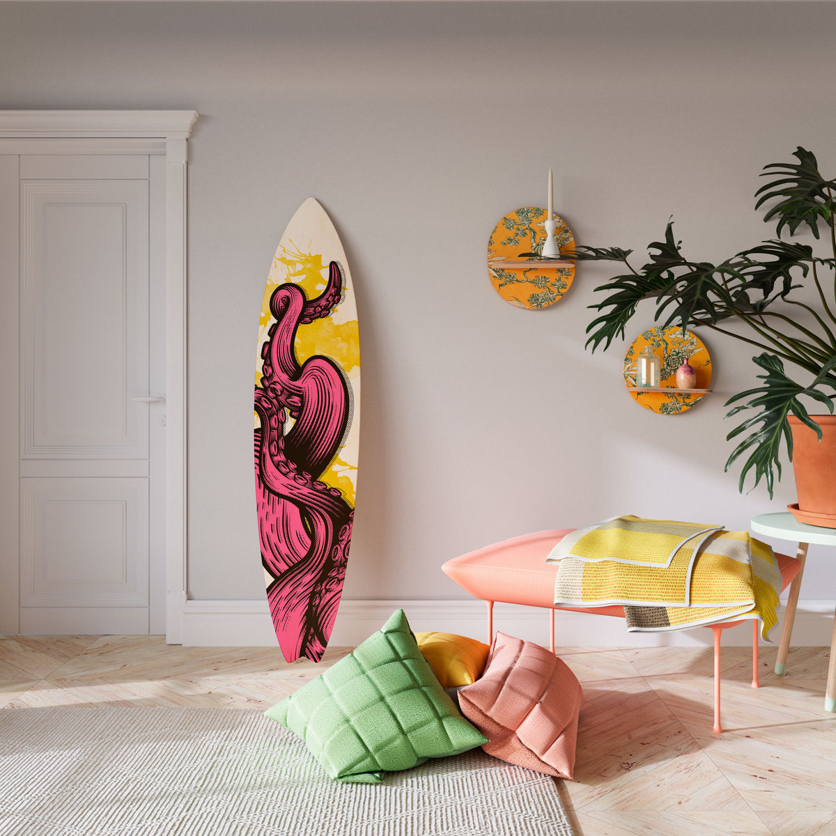 TENTACKLES DANCE Διακοσμητική σανίδα Surf
