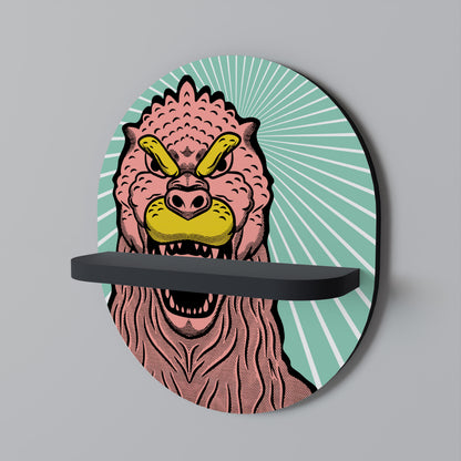 GODZILLA WELCOME Διακοσμητικό Ράφι Art Shelf