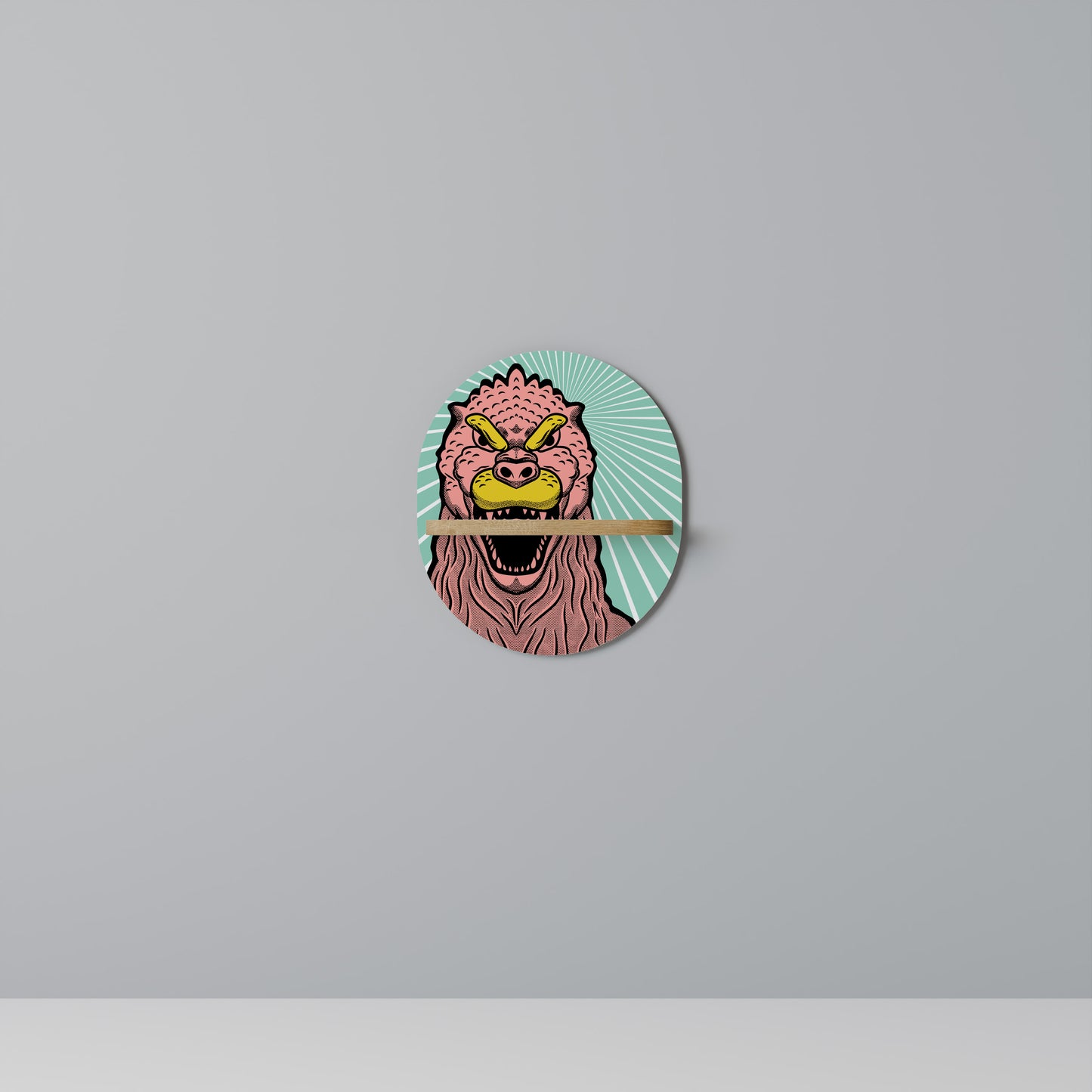 GODZILLA WELCOME Διακοσμητικό Ράφι Art Shelf