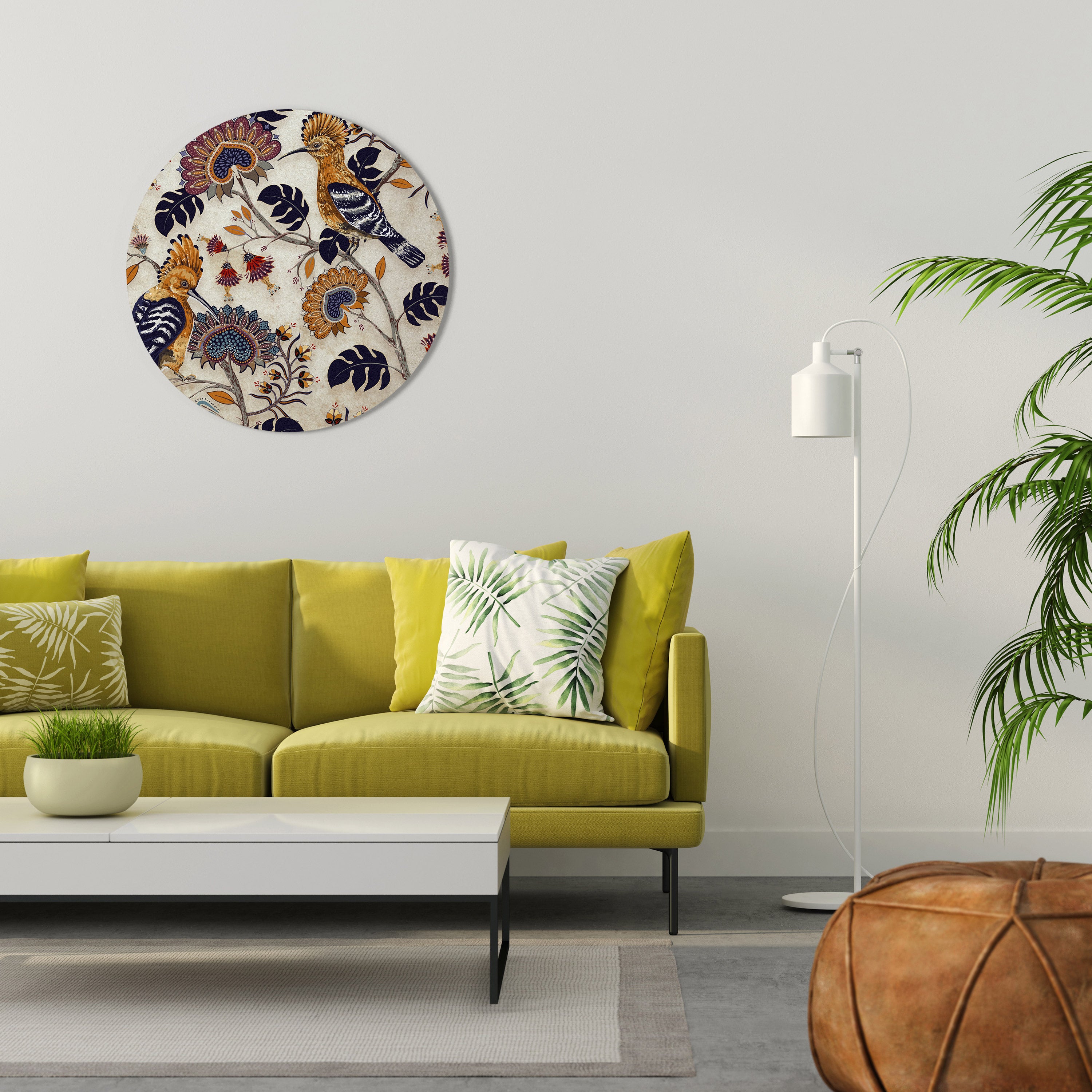 EMINENT HOOPOE Round Wall Art