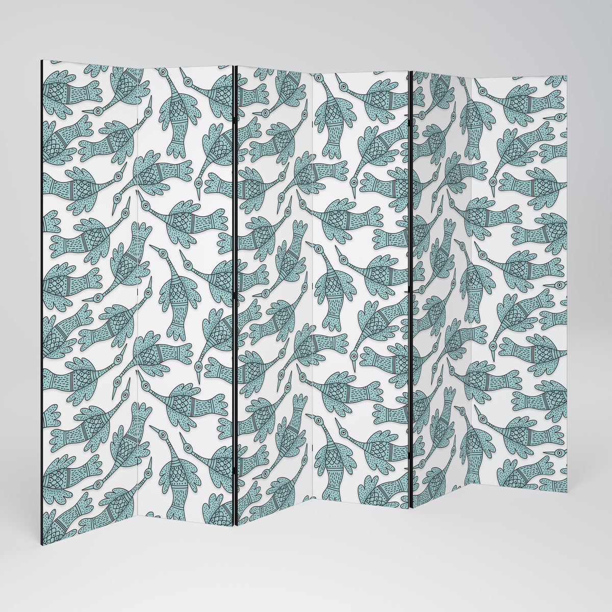 WATERSPOUT SONGIBIRD 6-Panel Room Divider