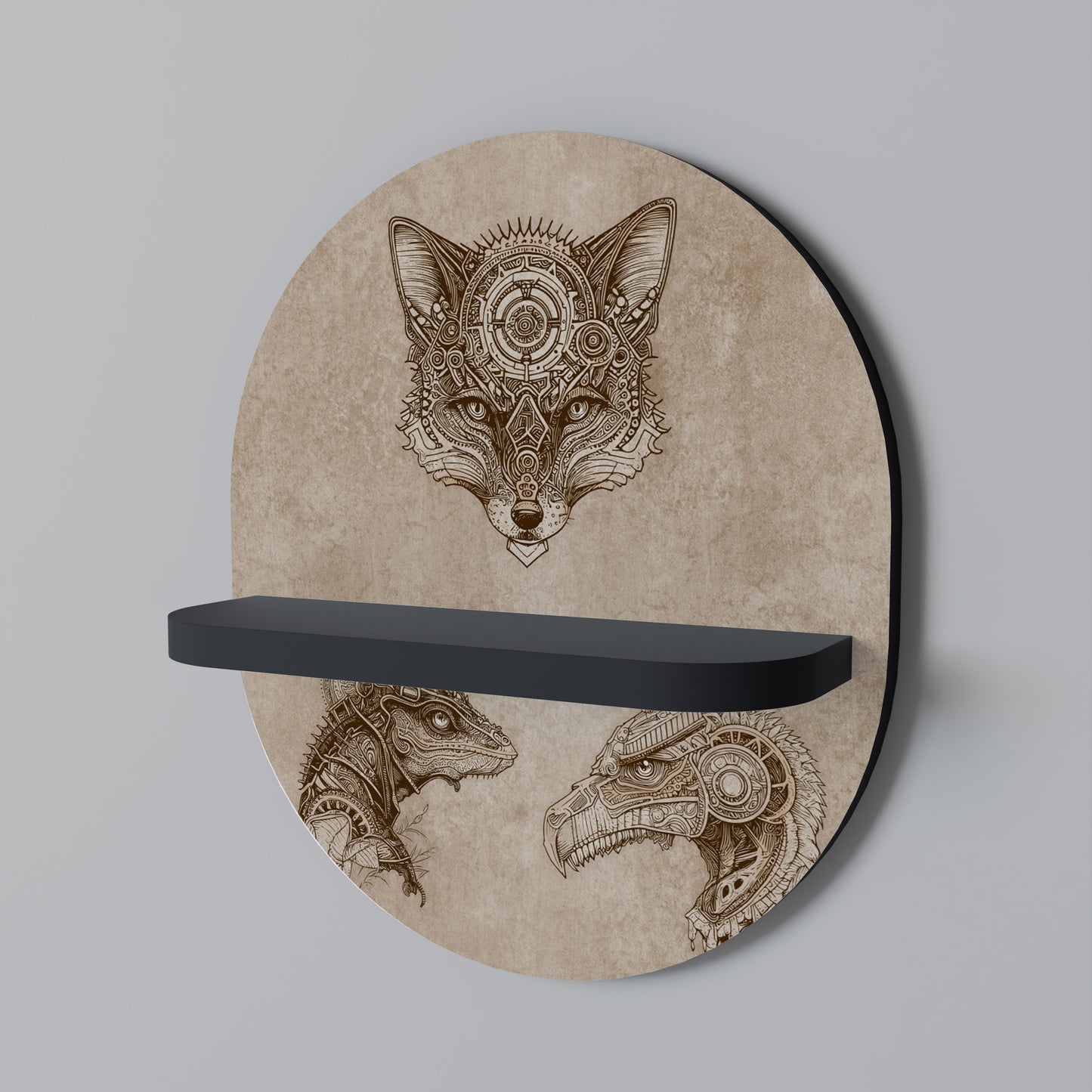 STEAMPUNK TRIO Διακοσμητικό Ράφι Art Shelf