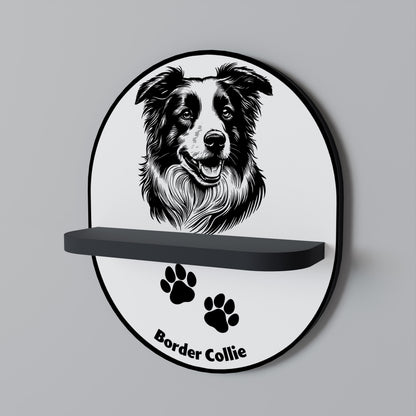 BORDER COLLIE Διακοσμητικό Ράφι Art Shelf