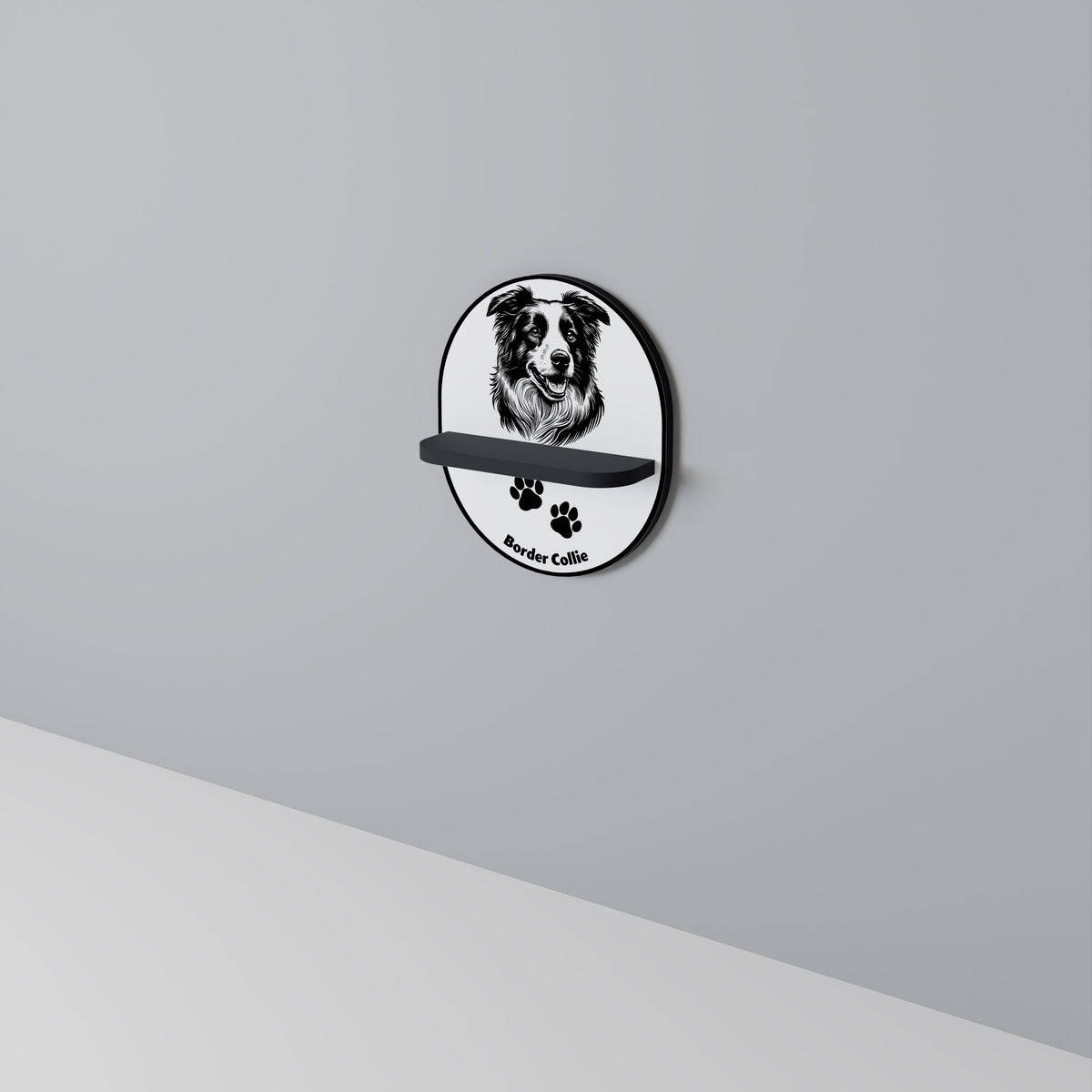 BORDER COLLIE Διακοσμητικό Ράφι Art Shelf