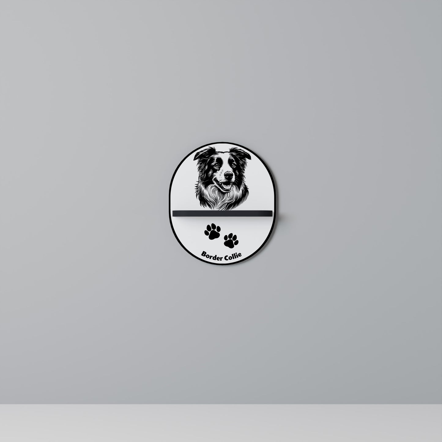 BORDER COLLIE Διακοσμητικό Ράφι Art Shelf