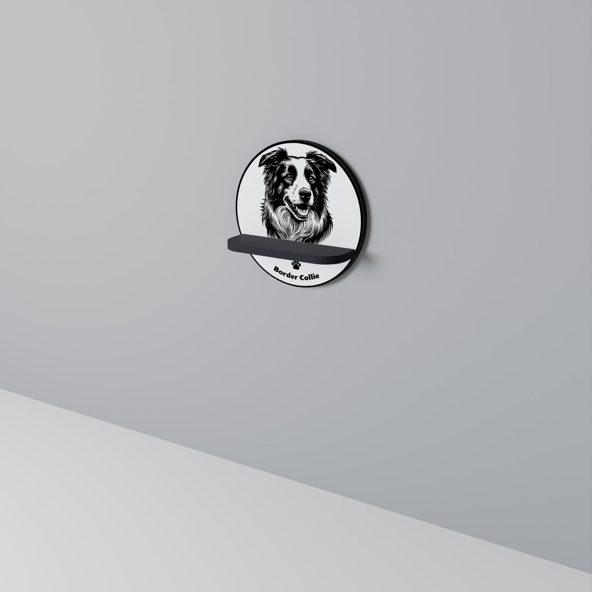 BORDER COLLIE Διακοσμητικό Ράφι Art Shelf