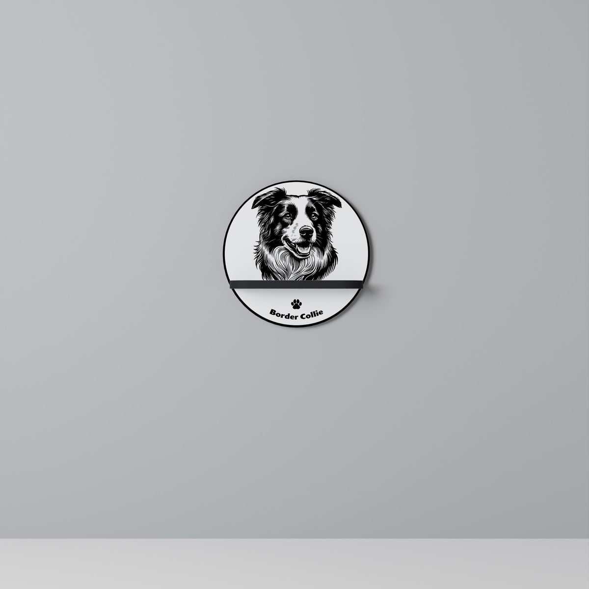 BORDER COLLIE Διακοσμητικό Ράφι Art Shelf