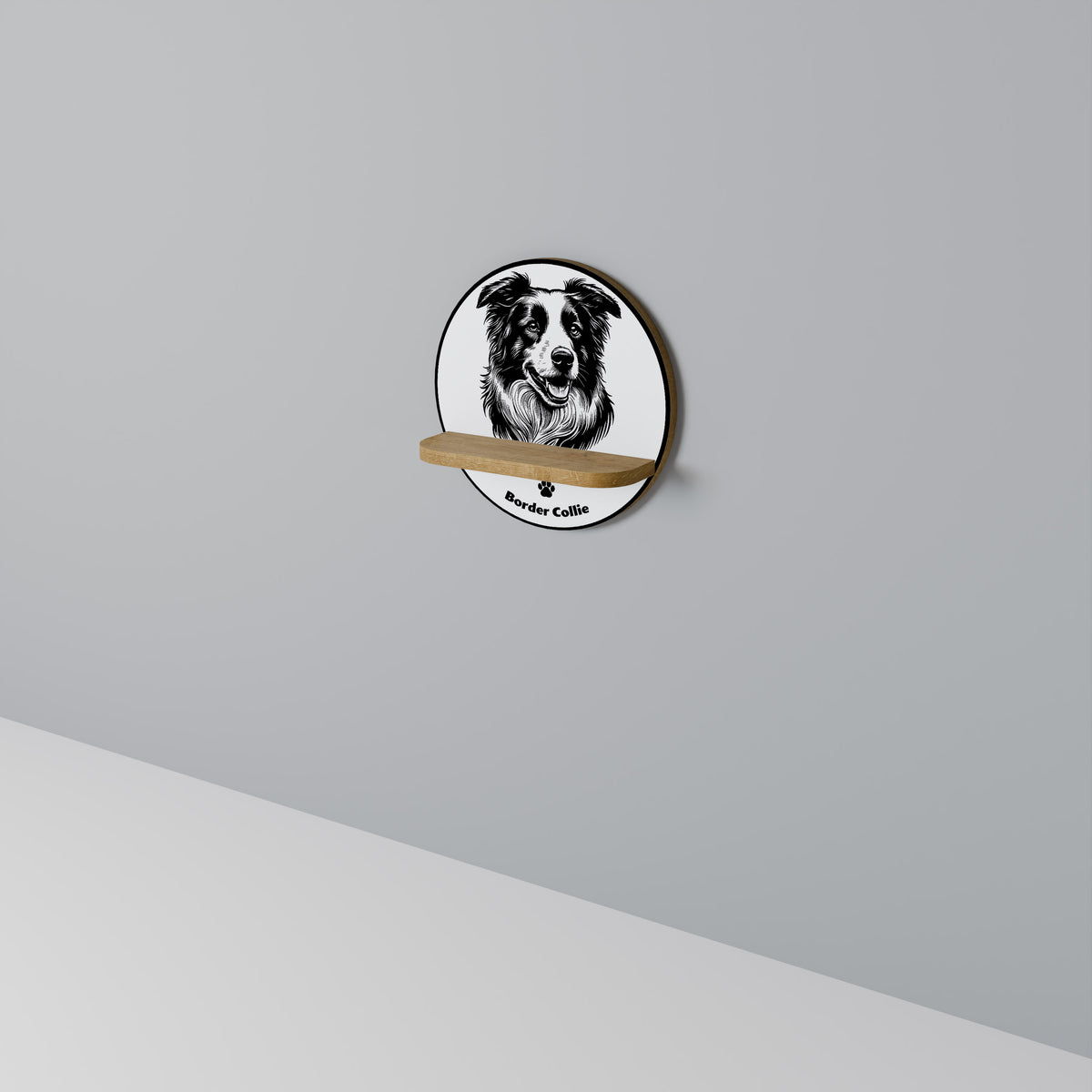 BORDER COLLIE Διακοσμητικό Ράφι Art Shelf